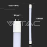 V-TAC VT-216265 LED Пура T8 22W 150 см Nano Пластик 3000K Неротационна