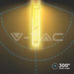 V-TAC VT-217143 LED Крушка 6W T30 E27 Filament Amber Покритие 2200K