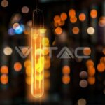 V-TAC VT-217143 LED Крушка 6W T30 E27 Filament Amber Покритие 2200K