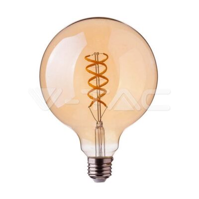 V-TAC VT-217217 LED Крушка 5W Filament E27 G95 Амбър 1800K