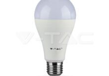 V-TAC VT-217242 LED Крушка 8.5W E27 A60 Термо Пластик 6500K 3 бр./сет