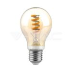 V-TAC VT-217335 LED Крушка 4W E27 Filament A60 Aмбър 1800К