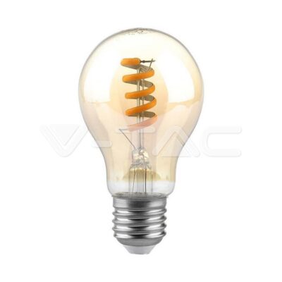 V-TAC VT-217335 LED Крушка 4W E27 Filament A60 Aмбър 1800К