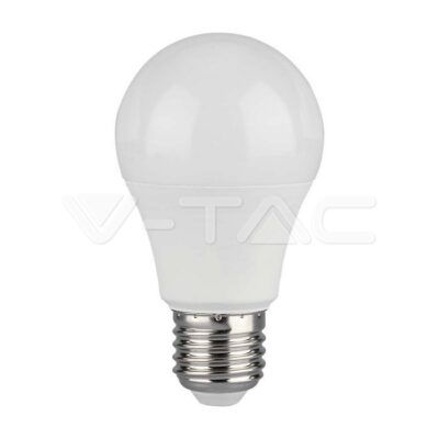 V-TAC VT-217351 LED Крушка 10.5W E27 A60 Термо Пластик 6400K 10Бр/Сет