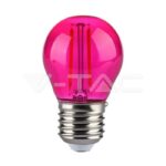 V-TAC VT-217410 LED Крушка 2W Filament E27 G45 Розова