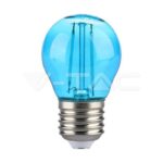 V-TAC VT-217412 LED Крушка 2W Filament E27 G45 Синя