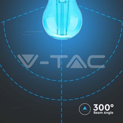 V-TAC VT-217412 LED Крушка 2W Filament E27 G45 Синя