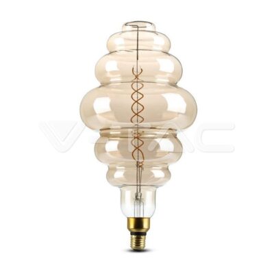 V-TAC VT-217465 LED Крушка 8W Filament E27 S200 Димиращ Двойно опушен 1800K