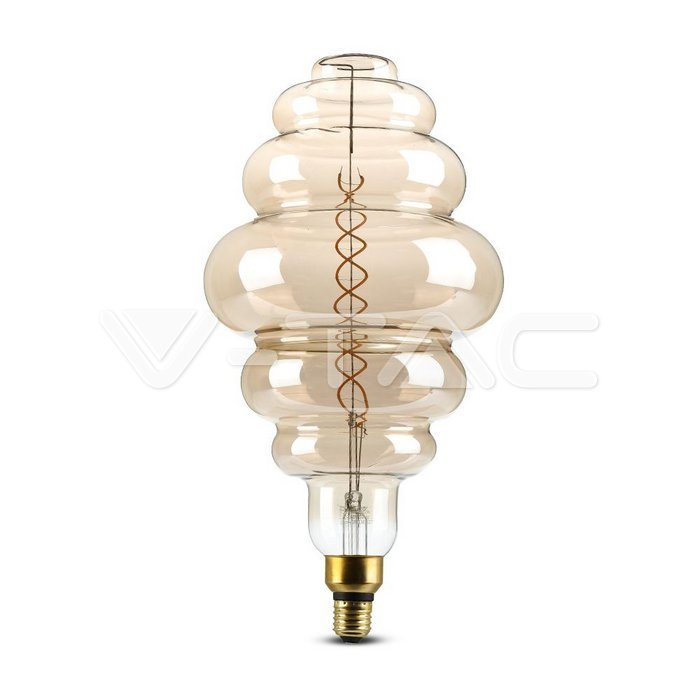 V-TAC VT-217465 LED Крушка 8W Filament E27 S200 Димиращ Двойно опушен 1800K