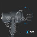 V-TAC VT-217551 12W Градинска Лампа Тип Колче Сиво Тяло 4000К