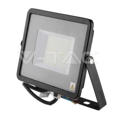 V-TAC VT-21761 50W LED Прожектор SAMSUNG Чип SMD G2 Slim Черно Тяло 6500К