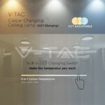 V-TAC VT-217602 12W LED Плафон Звезди Ф300 3в1 Сменяем Спектър