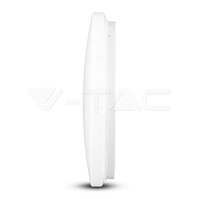 V-TAC VT-217607 24W LED Плафон Мат Ф300 3 в 1 Сменяем Спектър