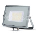 V-TAC VT-21764 50W LED Прожектор SAMSUNG Чип SMD Slim Сиво Тяло 4000К