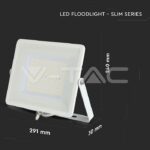 V-TAC VT-21768 100W LED Прожектор SAMSUNG Чип G2 SMD SLIM Бяло Тяло 4000К