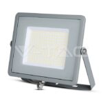 V-TAC VT-21770 100W LED Прожектор SAMSUNG Чип G2 SMD SLIM Сиво Тяло 4000К