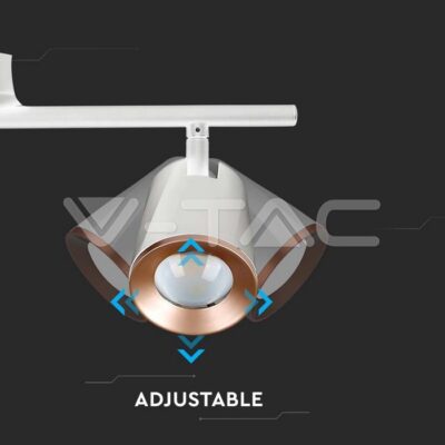 V-TAC VT-218260 18W LED Тройна Спот Лампа 4000К Бяла