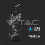 V-TAC VT-218682 6W Наземна Градинска Лампа Черна 4000К IP54