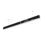 V-TAC VT-21882 LED Линейно   SAMSUNG Чип 40W Висящо Черно Тяло 3000К 1200x35x67mm