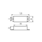 Kanlux 22141 Контролер за LED ленти MONO 12V 24V IP20