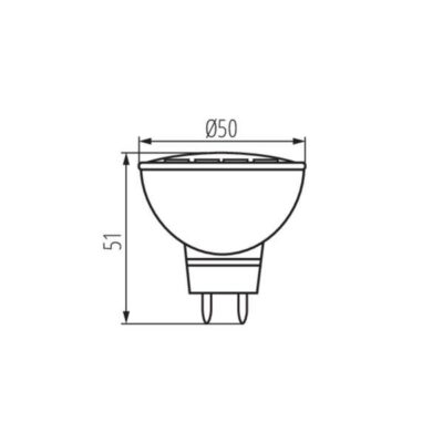 Kanlux 22203 Източник на светлина 15 C 3000K 4.5W G5.3 12V