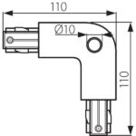 Kanlux 22582 Аксесоари за релсови системи TEAR 220V IP20