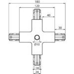 Kanlux 22591 Аксесоари за релсови системи TEAR 220V IP20