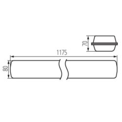 Kanlux 22607 ЛЕД Индустриално осветително тяло MAH LED HI 220V 38W 4000K