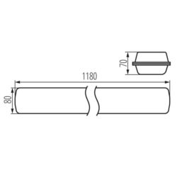 Kanlux 22609 ЛЕД Индустриално осветително тяло MAH LED HI 220V 26W 4000K