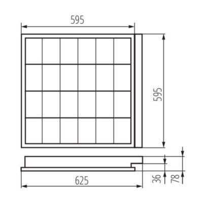 Kanlux 22673 OPR.RASTR.PODT G13 220V IP20