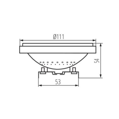 Kanlux 22962 Източник на светлина AR-111 2700K 11W G53 12V