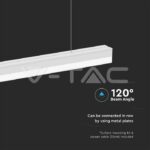 V-TAC VT-23001 40W LED Линейно Тяло Бяло Тяло 6500K