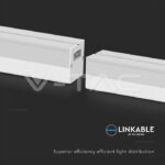 V-TAC VT-23001 40W LED Линейно Тяло Бяло Тяло 6500K