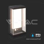 V-TAC VT-23032 1W Градински Аплик Черен 3000К IP65