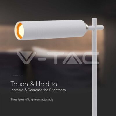 V-TAC VT-23041 3W LED Магнитна Настолна Лампа 4000K Бяло Тяло