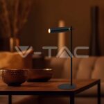 V-TAC VT-23042 3W LED Магнитна Настолна Лампа 4000K Черно Тяло