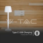 V-TAC VT-23094 3W LED Настолна Лампа - Воден Ефект 3000K Черно Тяло