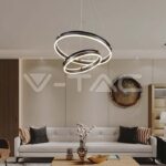 V-TAC VT-23096 LED Осветител 50W Висящ Двеон Ринг 3000К Кафе