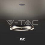 V-TAC VT-23097 LED Осветител 30W Висящ Един Ринг 3000К Кафе