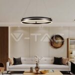 V-TAC VT-23097 LED Осветител 30W Висящ Един Ринг 3000К Кафе