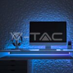 V-TAC VT-23142 LED COB Лента 24V IP67 Синя 320 LEDs 10W/m