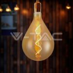 V-TAC VT-23166 LED Крушка 4W Filament Спирала A160 2700K Амбър