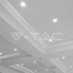 V-TAC VT-23184 7W LED Луна Кръг SAMSUNG 6400K Бяло Тяло