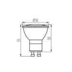 Kanlux 23413 ЛЕД Лампа TEDI MAXX LED GU10 220V 9W 6000K