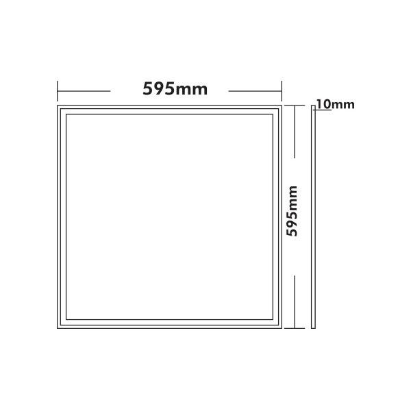 Vito 2420592 VENUS-II 60X60 4000K IP20 40W 220V