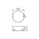 Kanlux 24240 Захранващ Трансформатор 220V-12V 10W CV CIRCO IP20