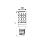 Kanlux 24525 ЛЕД Лампа ZUBI LED E14 220V 3.5W 3000K