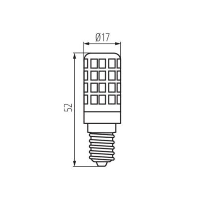 Kanlux 24525 ЛЕД Лампа ZUBI LED E14 220V 3.5W 3000K