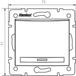 Kanlux 24710 Еднополюсен ключ DOMO