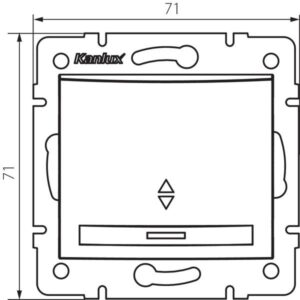 Kanlux 24726 Стълбищен ключ за LED DOMO